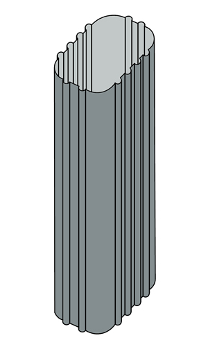 Freedom Gray Copper - Corrugated