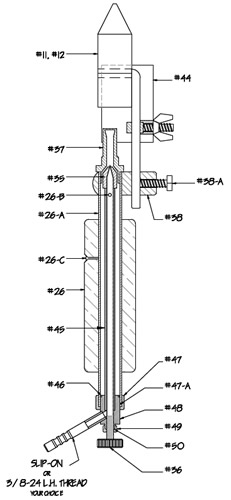 AERO Duplex Soldering Torch Replacement Parts