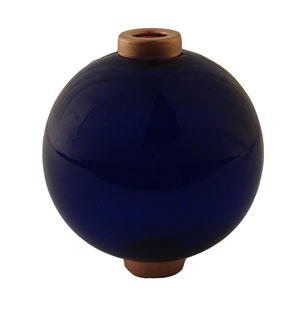 Cobalt Blue Glass Ball