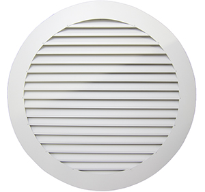 36 in aluminum commercial circle sidewall vent