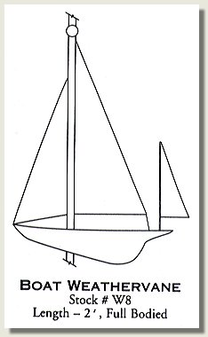 boat weathervane