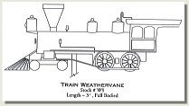 Train Weathervane