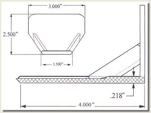 Deuce Clear Plastic Snow Guard