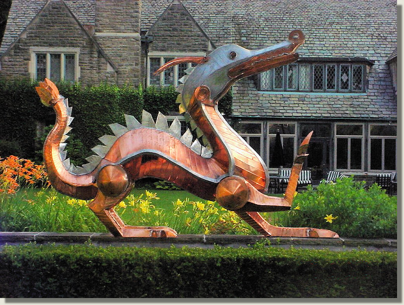 copper garden dragon