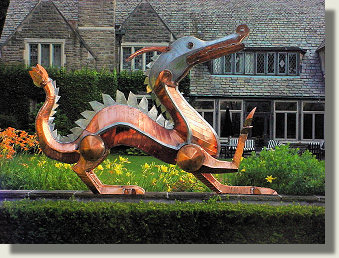 copper garden dragon