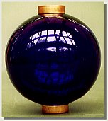 Cobalt Blue Glass Ball