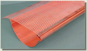 Copper Gutter Screen