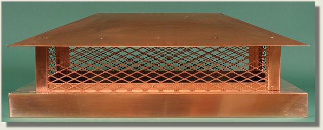 OWD custom copper chimney cap
