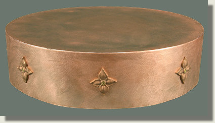 circle flower cake stand