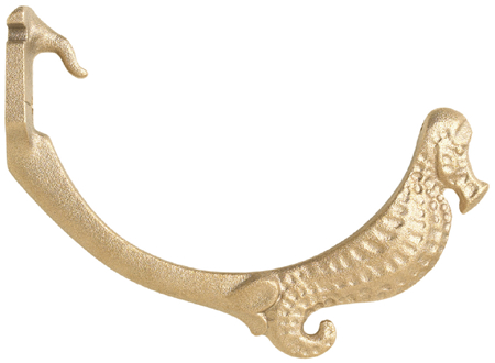 Brass Sea Horse Fascia Bracket