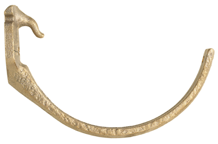 Brass Weathered Plain Fascia Bracket