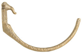 Brass Cast Weathered Plain Fascia Bracket