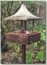 Custom Copper Bird Feeder