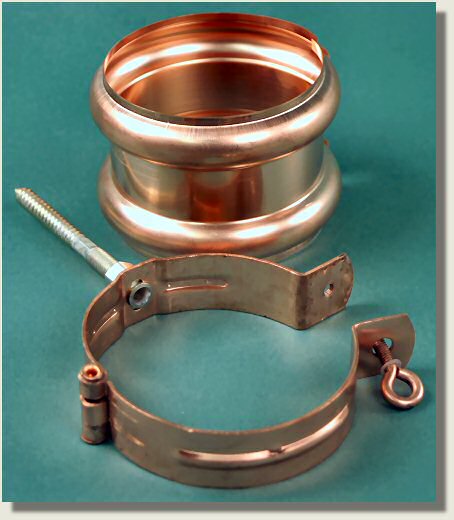 Copper double bracket cover
