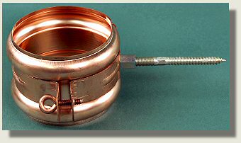 Copper double bracket cover