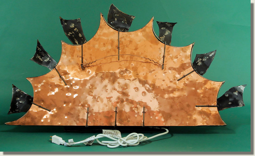 copper sun back view