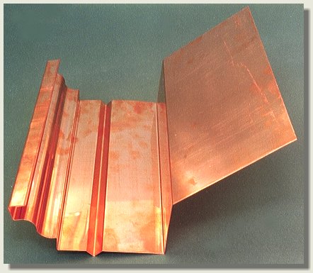 Custom Copper Gutter