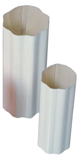 Corrugated downspout