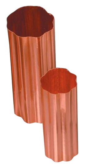Corrugated downspout