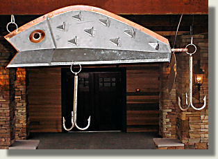 Erie minnow metal art