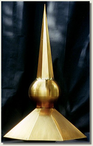 Ball and spike finial