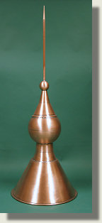 custom copper Newark spire