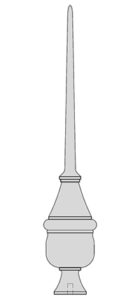 Utopia Casted Brass Finial