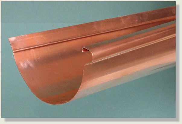 Copper Half Round Gutter