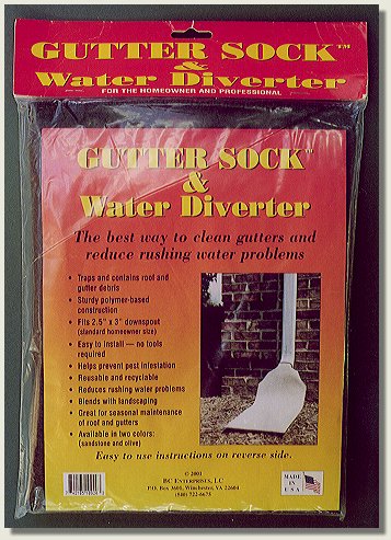 Gutter Sock & Water Diverter