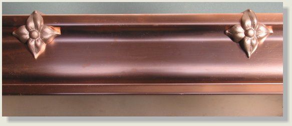 Casted Aluminum Flower Gutter Ornament For K Style