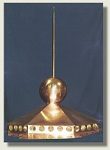 Vented Copper Lighthouse Finial