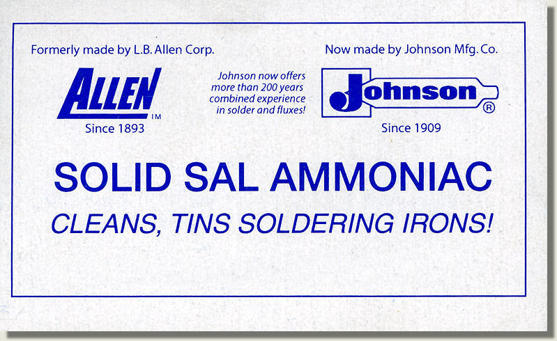 solid sal ammoniac
