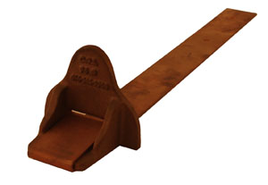 Casted plain snowguard