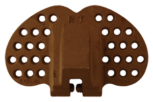 One piece cast aluminum snow guards