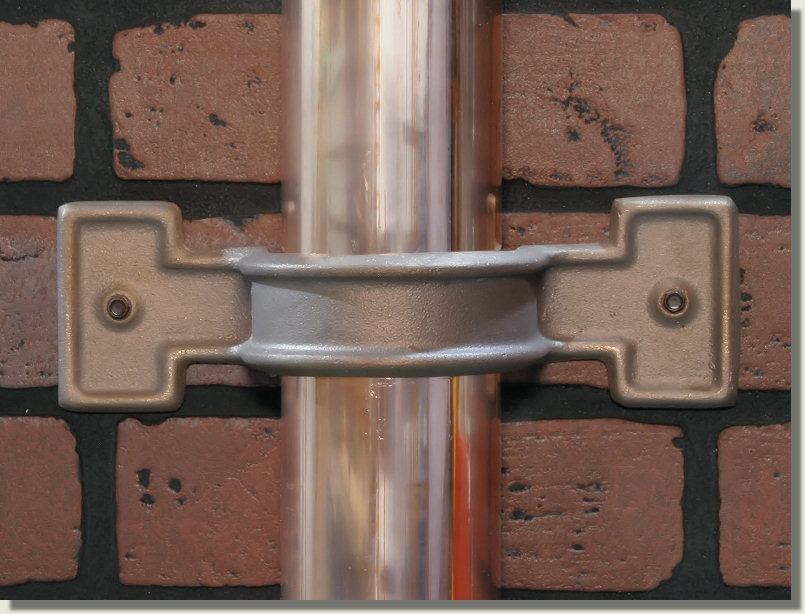 surround brass with downspout traditional style