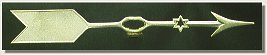 Solid Metal Tail Arrow