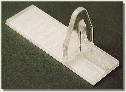 Peel and Stick Plastic snowguard