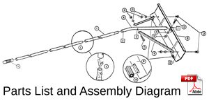 gaerlick snow rake parts and assembly diagram