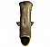 Fish Downspout Boot in Brass (Front View)