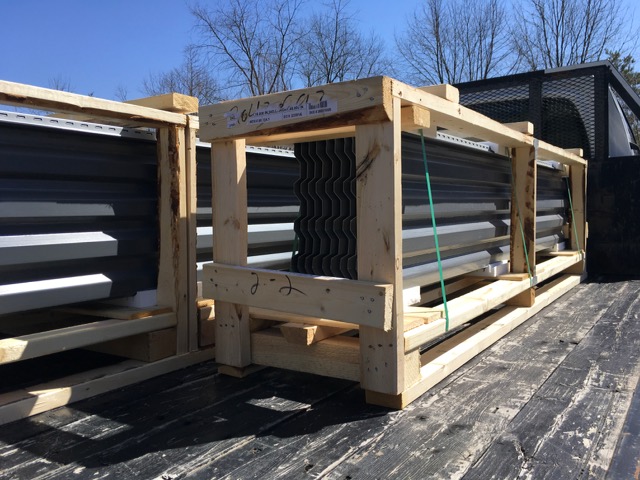 High Quality and Durable Crating Protects Panels During Shipping