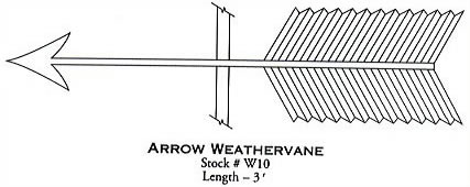 arrow weathervane