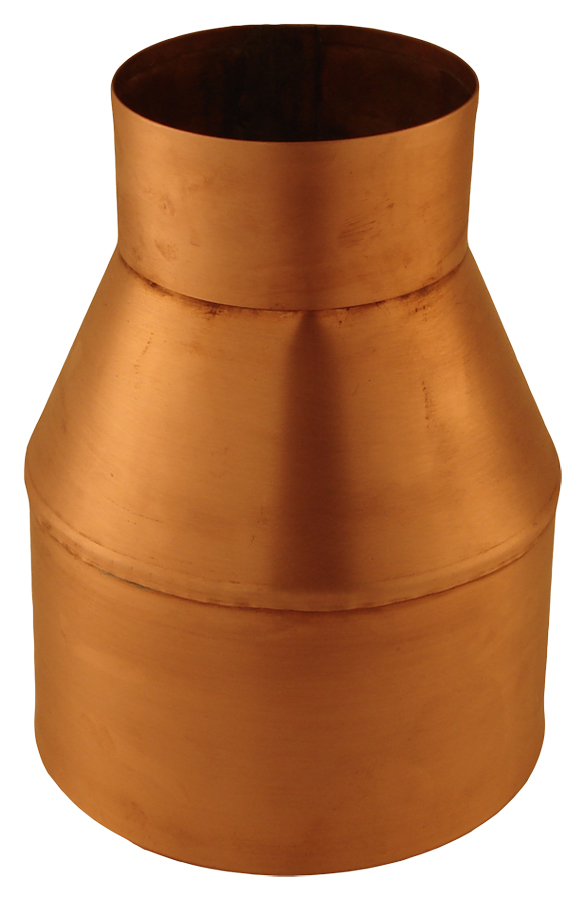 round copper downspout connector