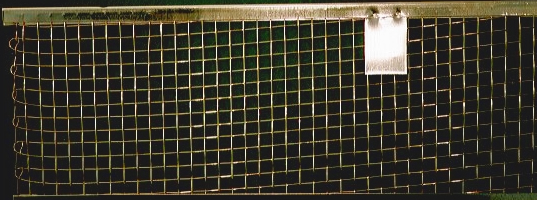 copper gutter screen with copper clips