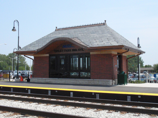 Tinley Park Metra Station in Chicago