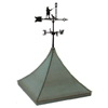 Lamplighter Weathervane on Patina Copper Cupola Roof